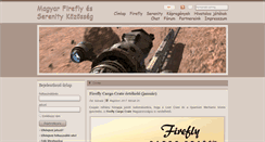 Desktop Screenshot of firefly.scifi.hu