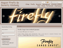 Tablet Screenshot of firefly.scifi.hu